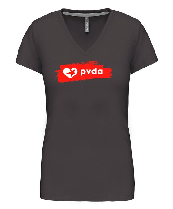 T-shirt logo PVDA (M/V)