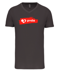 T-shirt logo PVDA (M/V)