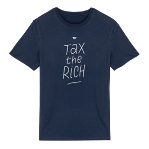 T-shirt Tax the Rich - blauw