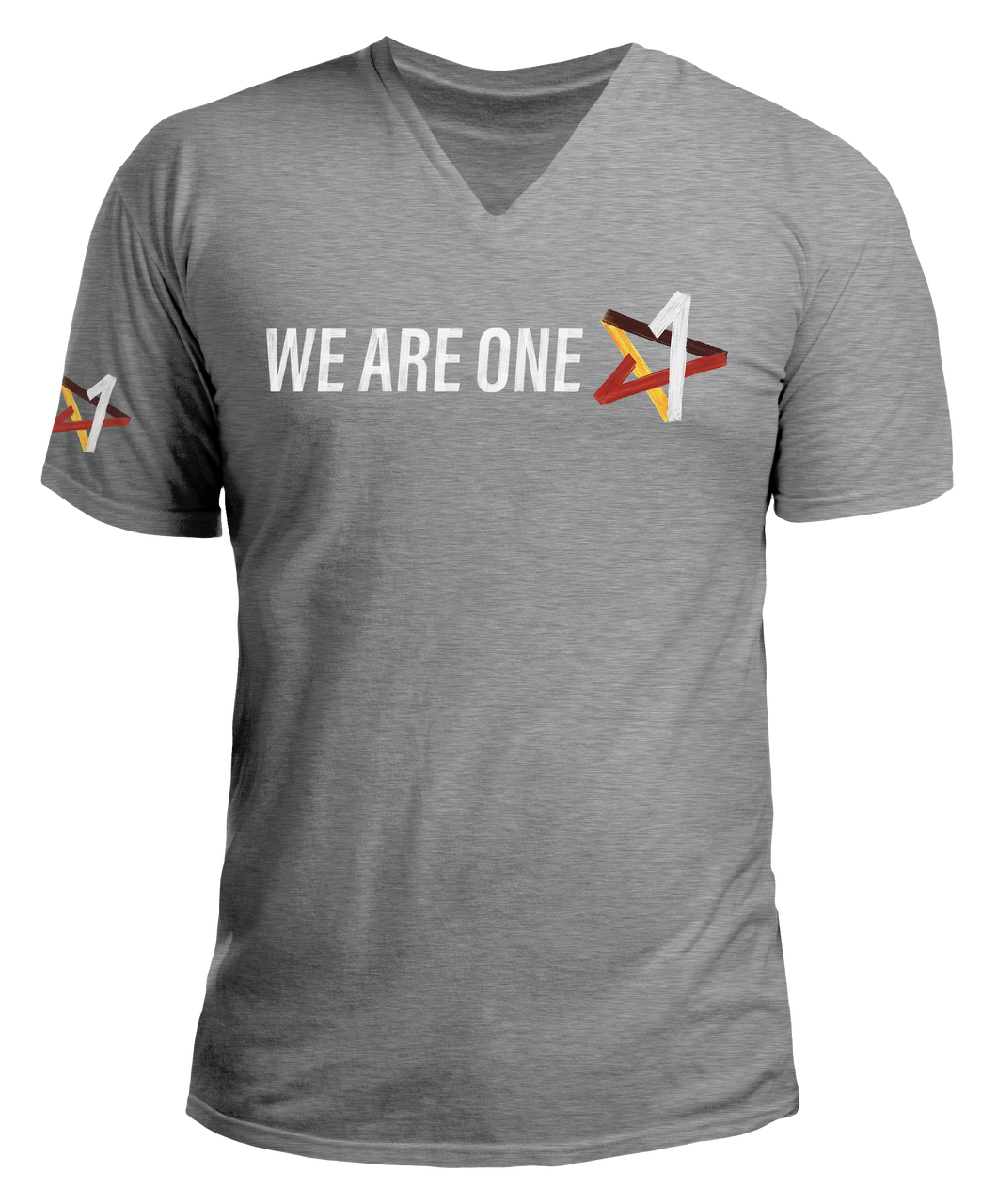 T-shirt We Are One (grijs)