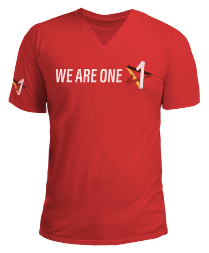 T-shirt We Are One (rood)